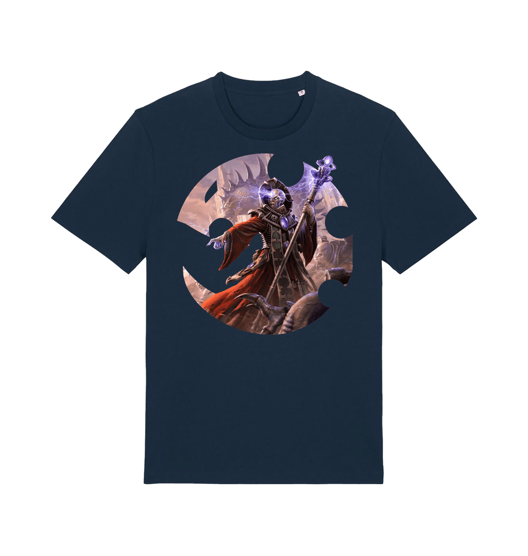 French Navy Printed T-shirt Front